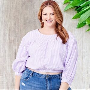 Arula Dionne Top in Lavender A Beautiful Soul Altar’d State 3X